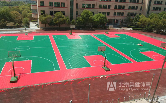 懸浮地板籃球場(chǎng)