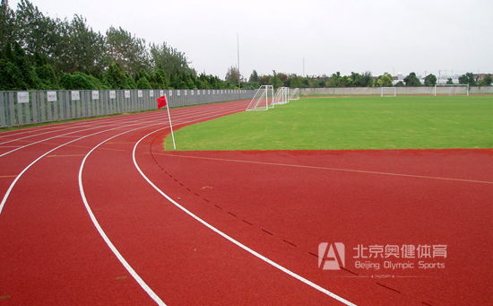 學校混合型塑膠跑道鋪裝