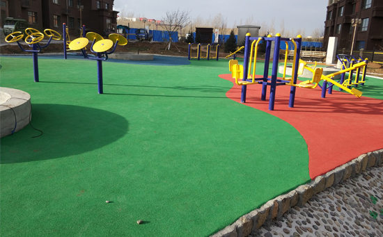 小區塑膠跑道施工廠家奧健體育先客戶之憂而憂