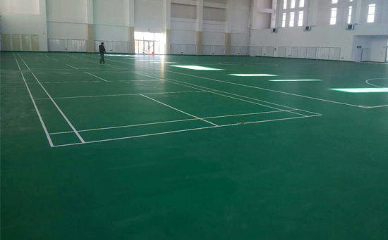 室內羽毛球場地面