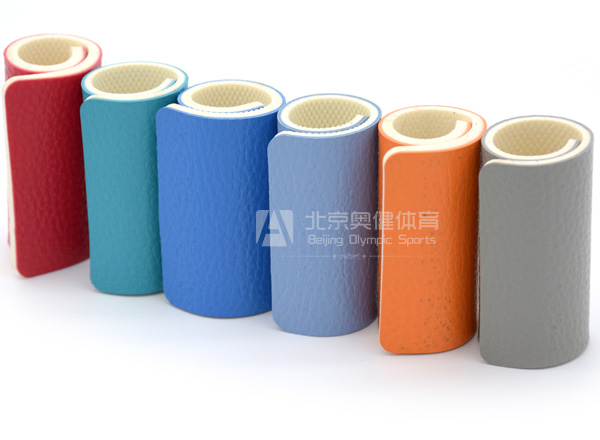 室內(nèi)荔枝紋pvc運動地膠