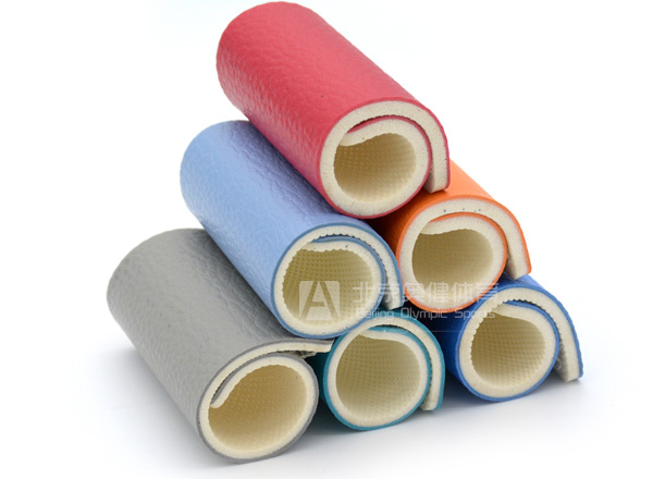 室內(nèi)荔枝紋pvc運動地膠